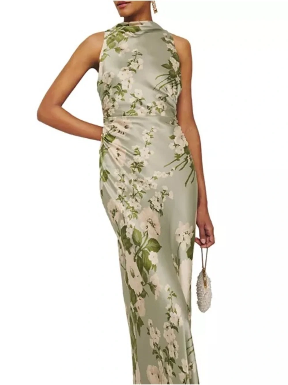 Reformation Reformation Anaiis Silk Dress - Picture 4 of 7